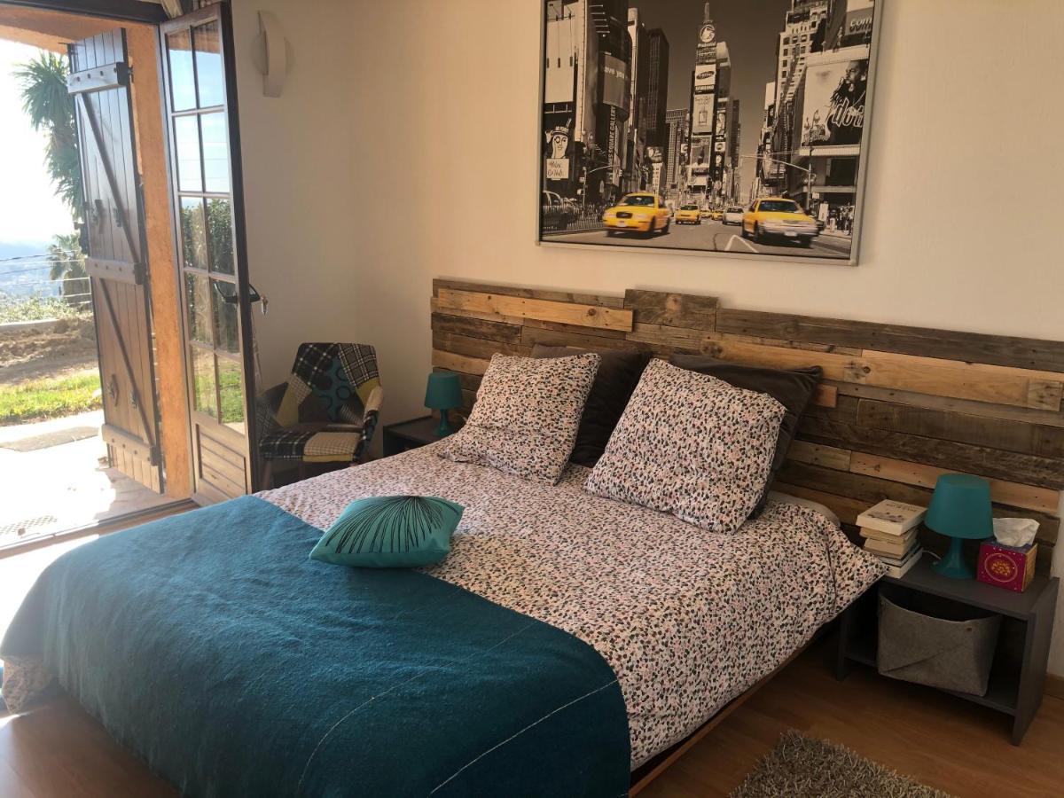 "Aux Balcons Du Riou" Avec Vue Mer 180 Degres Vence Exteriör bild