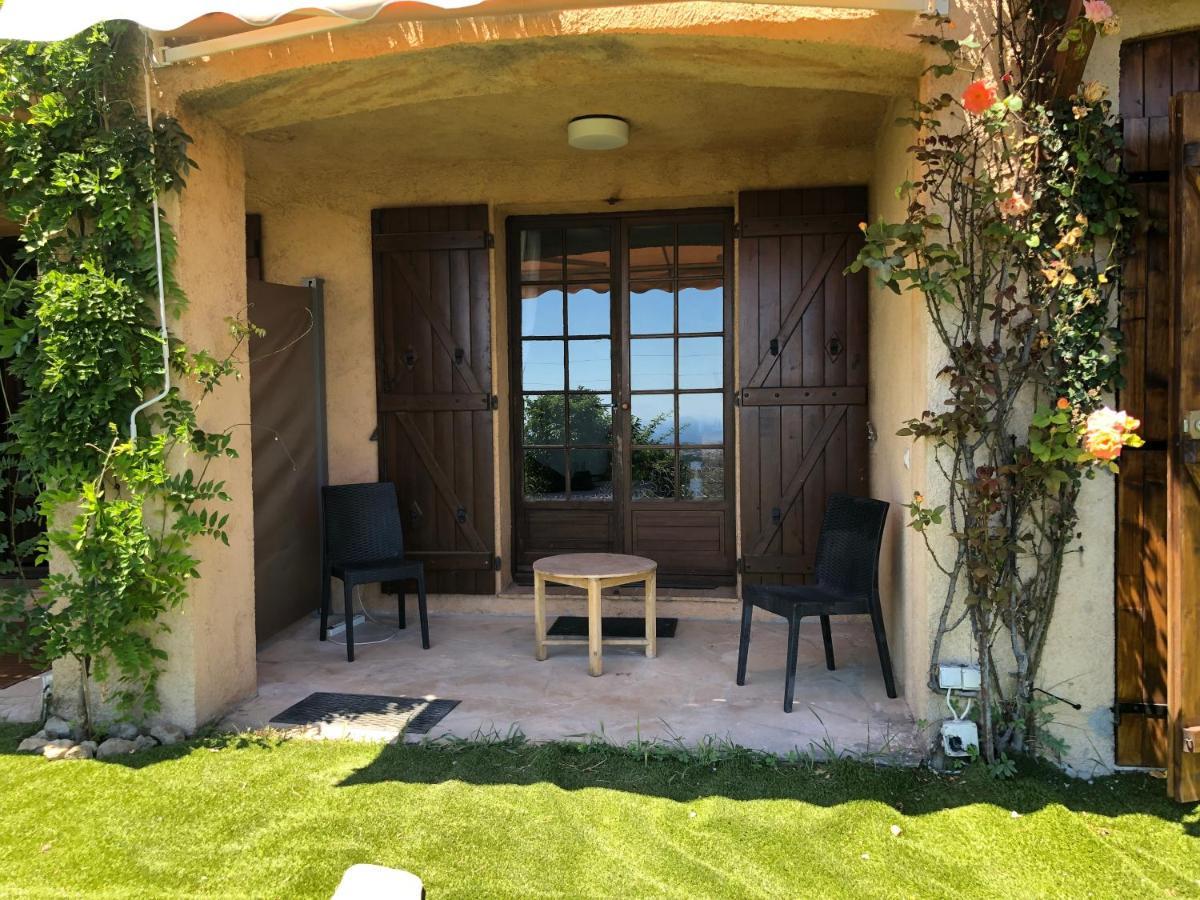 "Aux Balcons Du Riou" Avec Vue Mer 180 Degres Vence Exteriör bild